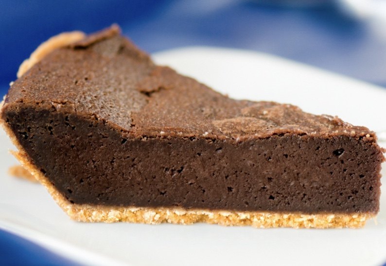 The classic chocolate, overhead