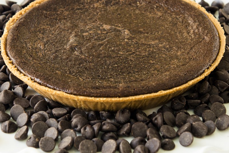 A slice of the classic chocolate