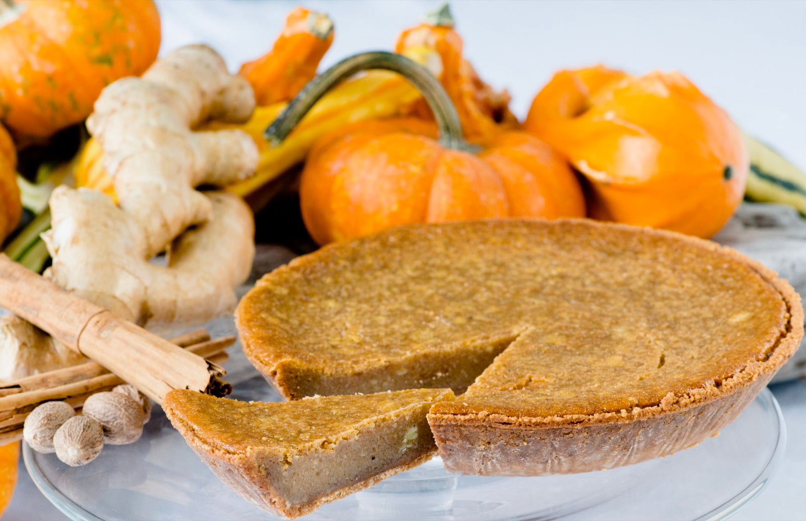 Pumpkin Spice, cut and plated
